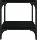 vidaXL Szafka pod TV, czarna 40x33x41 cm materiał drewnopochodny/ stal 5