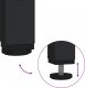vidaXL Szafka pod TV, czarna 40x33x41 cm materiał drewnopochodny/ stal 7