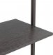 vidaXL Regał drabina z 3 półkami, czarny, 64x35x120,5 cm 5