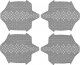 Lizard Skins LIZARDSKINS DSP Lever Grip - Platinum Gray 0.5 mm (2 zestawy po 2 szt.) (NEW 2023) 1