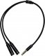 Kabel Mozos Jack 3.5mm - Jack 3.5mm x2 Brak danych czarny (TSX-1005) 4
