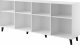 Cama Meble Komoda FARO 200x42x82 biały mat + dąb craft 2