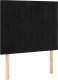 vidaXL vidaXL Łóżko kontynentalne z materacem, czarne, aksamit 100x200 cm 5