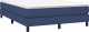 vidaXL vidaXL Łóżko kontynentalne z materacem, niebieskie, tkanina, 160x200cm 3