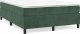vidaXL vidaXL Łóżko kontynentalne z materacem, ciemnozielone, 140x200 cm 2
