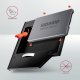 Kieszeń Axagon Ramka na 2,5" SSD-HDD do gniazda DVD, RSS-CD09, 9.5mm LED aluminium 3