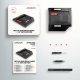 Kieszeń Axagon Ramka na 2,5" SSD-HDD do gniazda DVD, RSS-CD09, 9.5mm LED aluminium 7