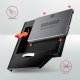 Kieszeń Axagon Ramka na 2,5" SSD-HDD do gniazda DVD, RSS-CD12, 12.7mm LED aluminium 3