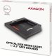 Kieszeń Axagon Ramka na 2,5" SSD-HDD do gniazda DVD, RSS-CD12, 12.7mm LED aluminium 8