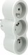 Legrand Rozgałęźnik 3x2P+Z B/S (049433) 3