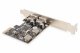Kontroler Digitus Kontroler USB 3.0 PCIe, 2x USB 3.0, Low Profile, Chipset UPD720202 5