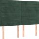 vidaXL vidaXL Łóżko kontynentalne z materacem, ciemnozielone, 140x200 cm 6