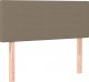 vidaXL vidaXL Łóżko kontynentalne z materacem, taupe, tkanina, 90x200 cm 6