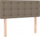 vidaXL vidaXL Łóżko kontynentalne z materacem, taupe, tkanina, 90x190 cm 6