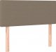 vidaXL vidaXL Łóżko kontynentalne z materacem, taupe, tkanina, 90x190 cm 6