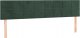 vidaXL vidaXL Łóżko kontynentalne z materacem, ciemnozielone, 160x200 cm 6