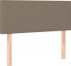 vidaXL vidaXL Łóżko kontynentalne z materacem, taupe, tkanina, 90x200 cm 6