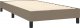vidaXL vidaXL Łóżko kontynentalne z materacem, taupe, tkanina, 90x190 cm 4