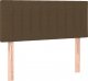 vidaXL vidaXL Łóżko kontynentalne z materacem, brązowe, tkanina, 90x190 cm 6