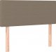 vidaXL vidaXL Łóżko kontynentalne z materacem, taupe, tkanina, 90x190 cm 6