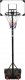vidaXL vidaXL Stojak do koszykówki z przezroczystą tablicą, 216-250 cm, 2