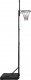 vidaXL vidaXL Stojak do koszykówki z przezroczystą tablicą, 280-350 cm, 2