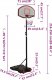 vidaXL Stojak do koszykówki, czarny, 216-250 cm, polietylen 10