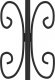 vidaXL vidaXL Furtka z grotami, czarna, 103x175 cm, malowana proszkowo stal 4