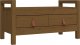 vidaXL vidaXL Ławka do przedpokoju, miodowy brąz, 80x40x43 cm, drewno sosnowe 2