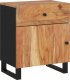 vidaXL vidaXL Szafka nocna, 50x33x60 cm, lite drewno akacjowe 9