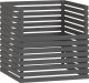 vidaXL Kompostownik, szary, 100x100x102 cm, lite drewno sosnowe 1