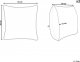 Beliani 2 Bawełniane Poduszki Dekoracyjne W Geometryczny Wzór 50 X 50 Cm Wielokolorowe Sidi! 8
