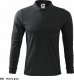 MALFINI Single J. LS 211 - ADLER - Koszulka polo męska, 180 g/m2, 100% bawełna, - ebony gray - rozmiar L 1