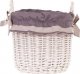 WickerPL Doniczka z uszami wybielana okrągły kosz z obszyciem 25 H23 28 H28 cm 1