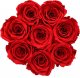Infinity Rose Flower Box czerwone naturalne wieczne róże pachną 2