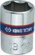 King Tony Nasadka Krótka 1/4" 14mm 6-kątna King Tony 1