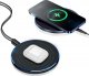 Ładowarka 4kom.pl Ładowarka indukcyjna okrągła Qi LED Charger 15W 2000mA 12V bezprzewodowa + kabel czarna 5