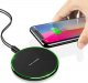 Ładowarka 4kom.pl Ładowarka indukcyjna szybka bezprzewodowa Qi Free Fast Charging 10W Czarna 1