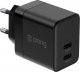 Ładowarka Crong Ładowarka sieciowa Crong Utra Compact GaN 35W PD 3.0 2x USB-C (czarny) 1