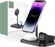 Ładowarka Tech-Protect Ładowarka bezprzewodowa MagSafe Tech-protect Qi15W A22 3in1 Magnetic Wireless Charger Black 1
