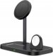 Ładowarka Tech-Protect Ładowarka bezprzewodowa MagSafe Tech-protect Qi15W A22 3in1 Magnetic Wireless Charger Black 1