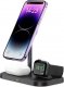 Ładowarka Tech-Protect Ładowarka bezprzewodowa MagSafe Tech-protect Qi15W A22 3in1 Magnetic Wireless Charger Black 2