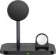 Ładowarka Tech-Protect Ładowarka bezprzewodowa MagSafe Tech-protect Qi15W A22 3in1 Magnetic Wireless Charger Black 4