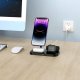 Ładowarka Tech-Protect Ładowarka bezprzewodowa MagSafe Tech-protect Qi15W A22 3in1 Magnetic Wireless Charger Black 7