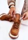 Buty trekkingowe damskie Big Star Damskie Buty Trekkingowe Trapery Memory Foam Big Star KK274362 Brązowe : Rozmiar - 40 2