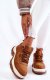 Buty trekkingowe damskie Big Star Damskie Buty Trekkingowe Trapery Memory Foam Big Star KK274362 Brązowe : Rozmiar - 40 3