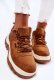 Buty trekkingowe damskie Big Star Damskie Buty Trekkingowe Trapery Memory Foam Big Star KK274362 Brązowe : Rozmiar - 40 6