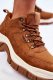 Buty trekkingowe damskie Big Star Damskie Buty Trekkingowe Trapery Memory Foam Big Star KK274362 Brązowe : Rozmiar - 40 8