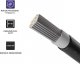 Qoltec Kabel solarny fotowoltaiczny | 4mm2 | 100m | Czarny 3