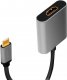 Adapter USB LogiLink Adapter USB-C do HDMI/F ,4K/60Hz aluminiowy 0.15m 1